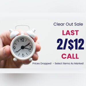 2/$12 SALE Bundle Sale Clearance Sale Two for Sale